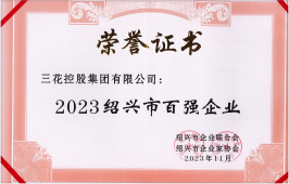 2023 绍兴市百强企业(足球彩票控股)